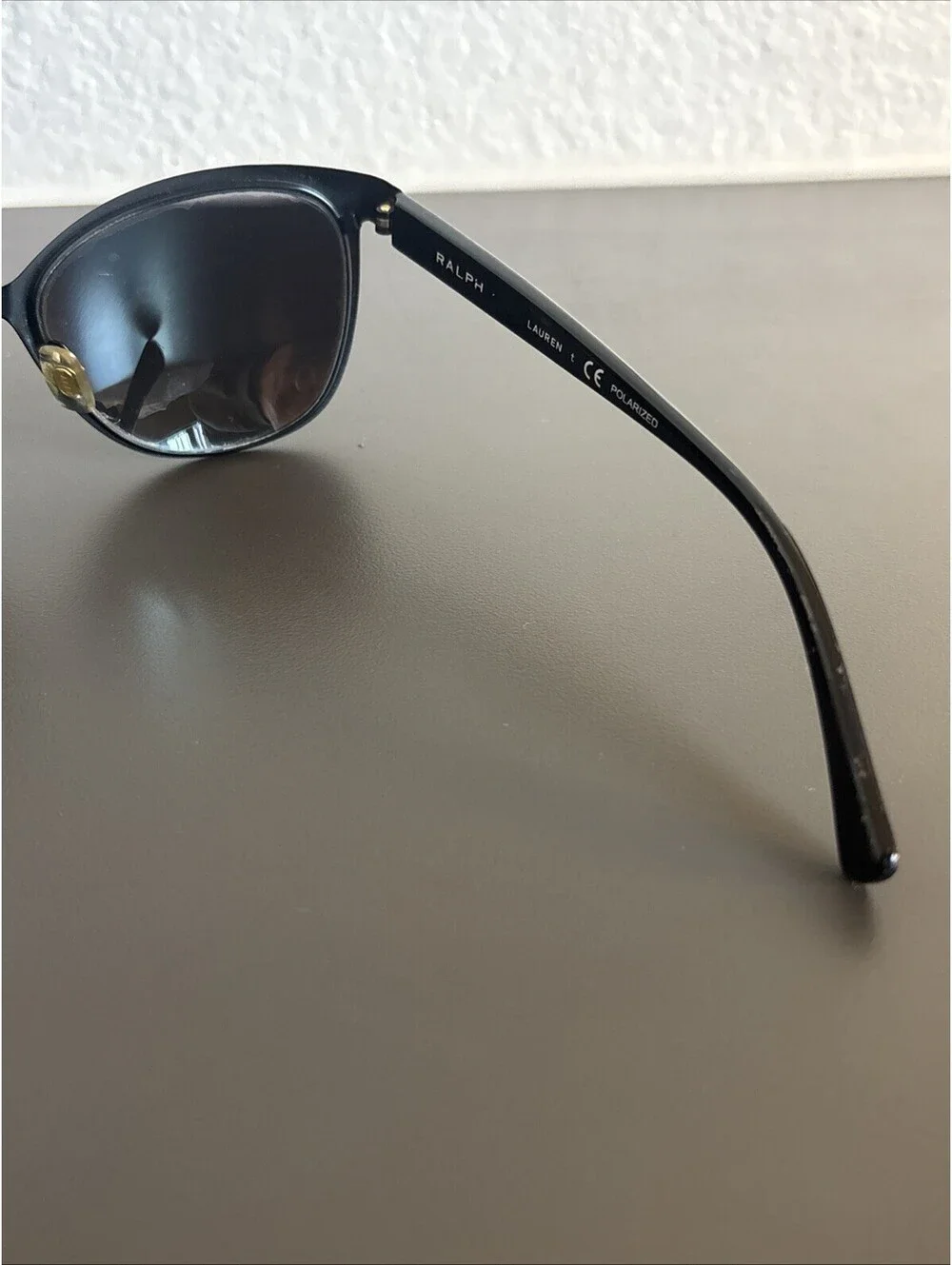 Ralph Lauren RA 4118 3180T3 Shiny Black Plastic Polarized Sunglasses FRAMES ONLY